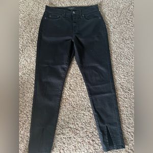 Banana Republic high rise skinny jeans black size 29/8 Petite